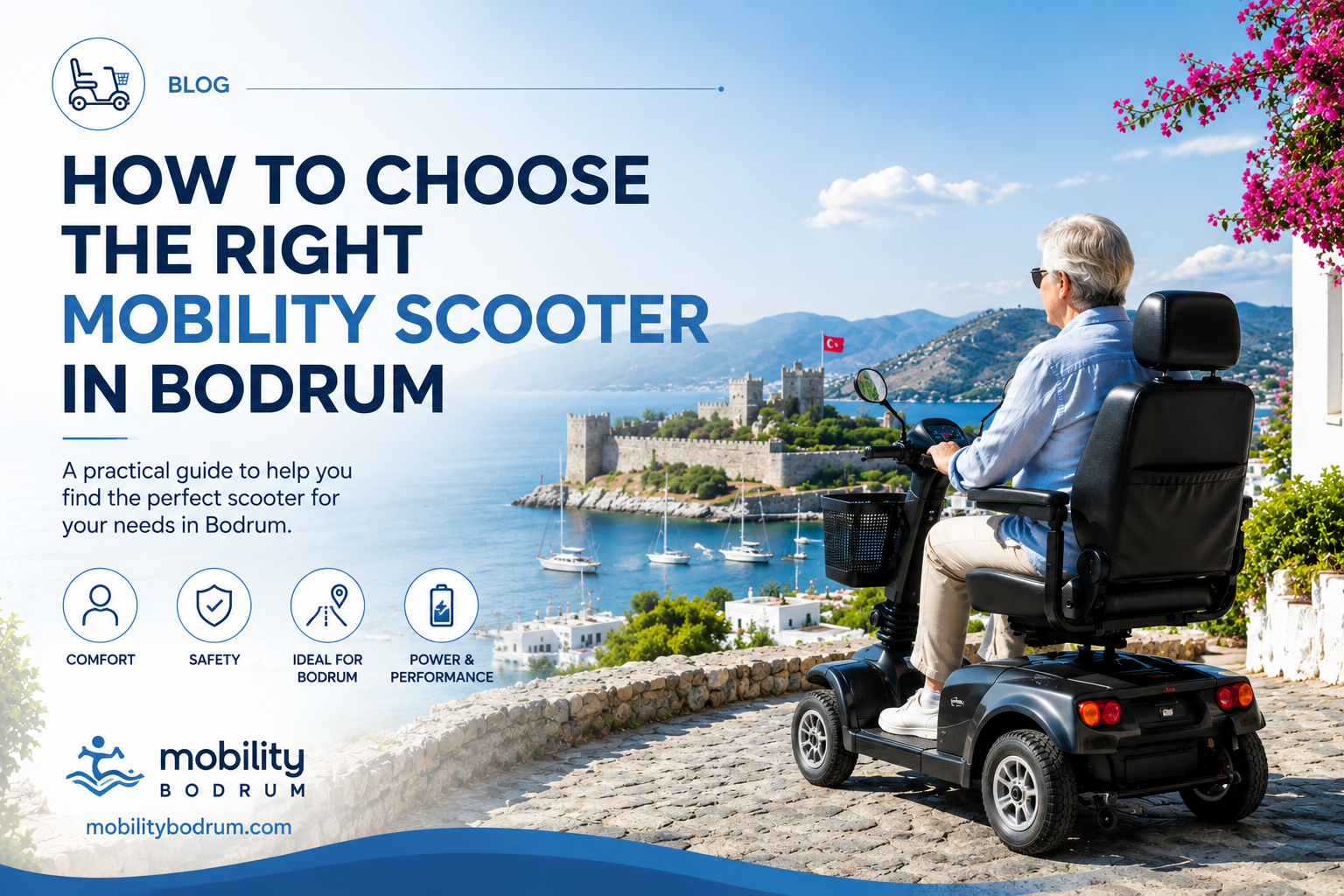 Choosing a mobility scooter for a Bodrum holiday